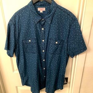 Mens J Crew Wallace and Barnes button down XXL
